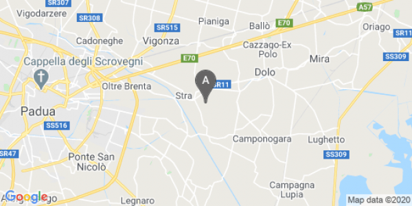 mappa 7, Via Del Pozzo - Stra (VE)  bici  a Padova