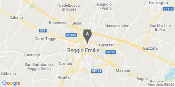 mappa Via Zacchetti, 15/G - Reggio Emilia (RE)  auto lungo termine a Reggio Emilia