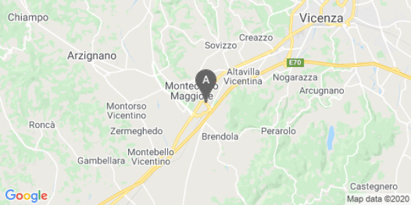 mappa 2, Via Alessandro Manzoni - Alte Ceccato (VI)  bici  a Vicenza
