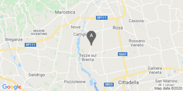 mappa 12, Via Lazzaretto - Tezze Sul Brenta (VI)  bici  a Vicenza