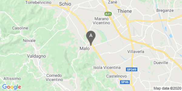 mappa 15, Via Porto Al Proa - Malo (VI)  bici  a Vicenza