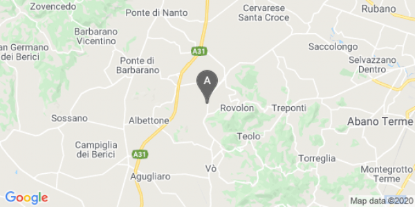 mappa 38, Via Dante Alighieri - Rovolon (PD)  bici  a Vicenza